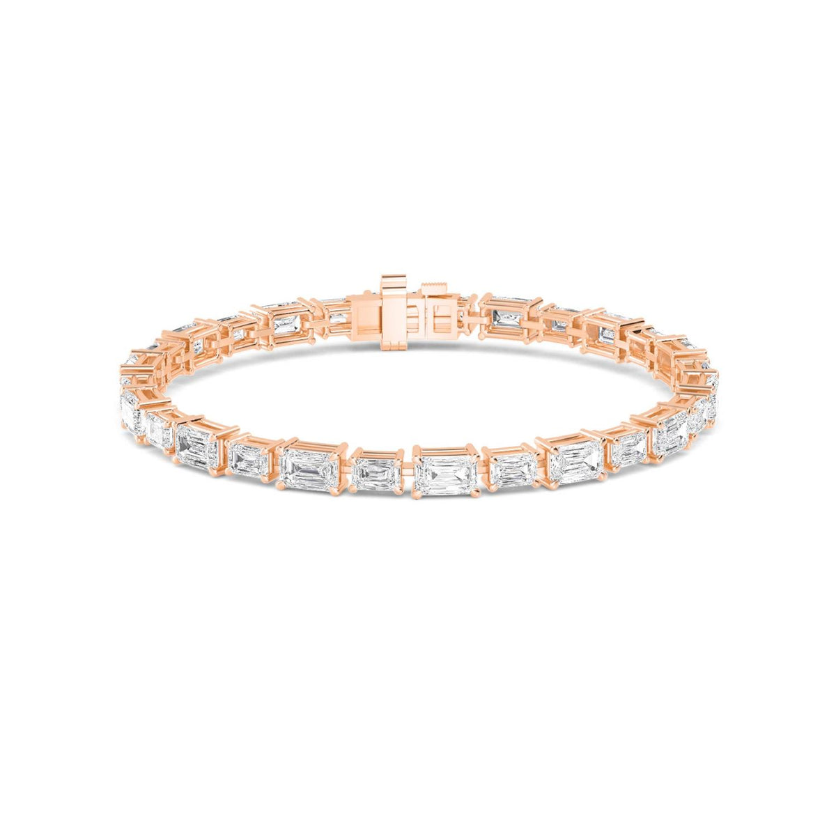 10K Rose Gold Emerald BRACELET