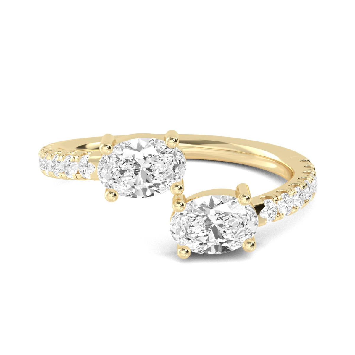 18K Yellow Gold Oval RING