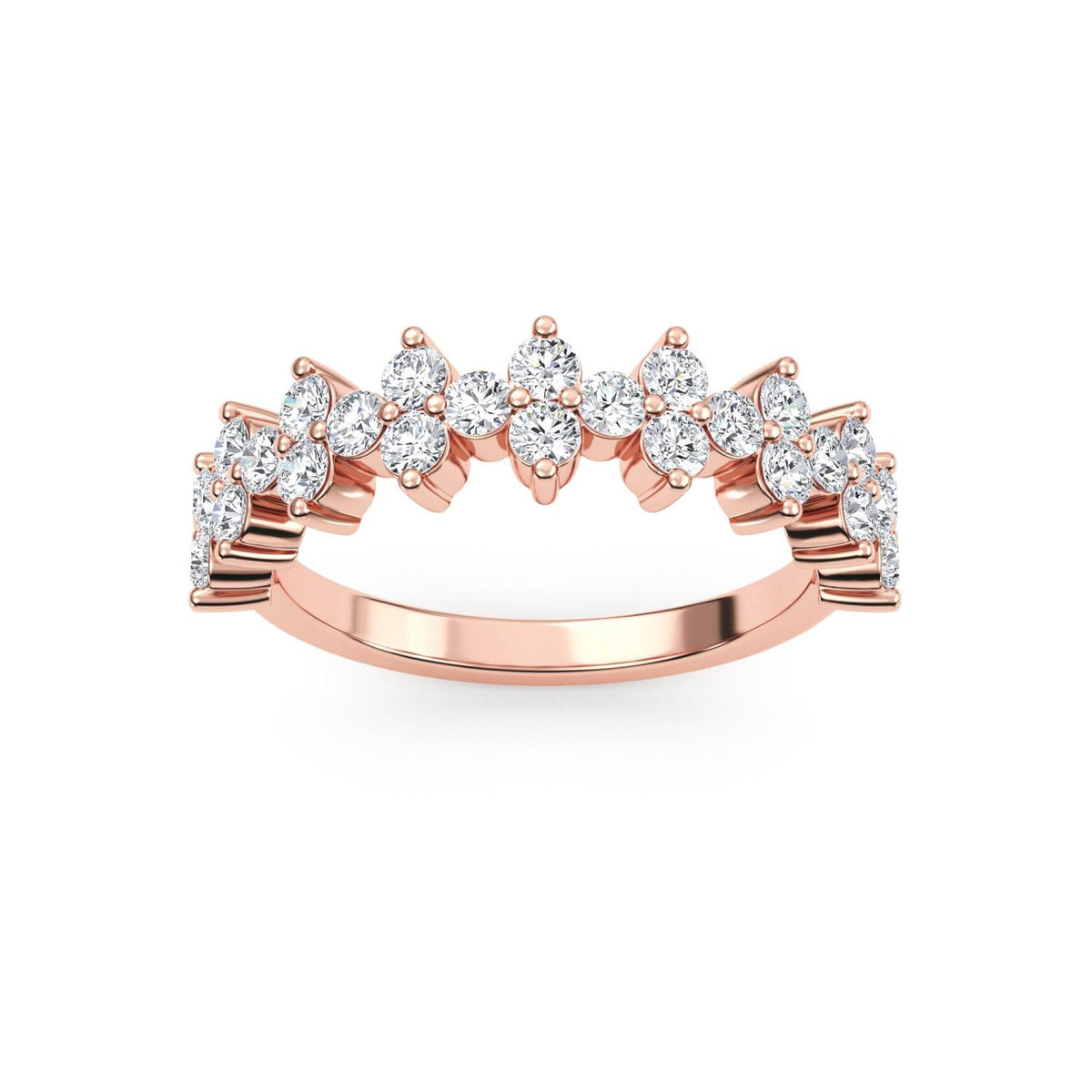 14K Rose Gold Round RING