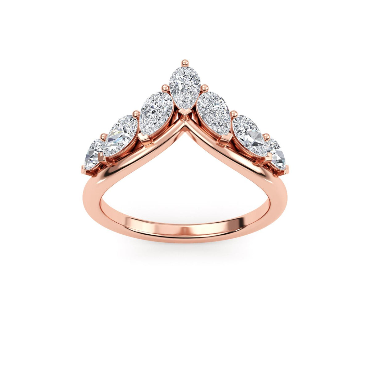 14K Rose Gold Pear RING