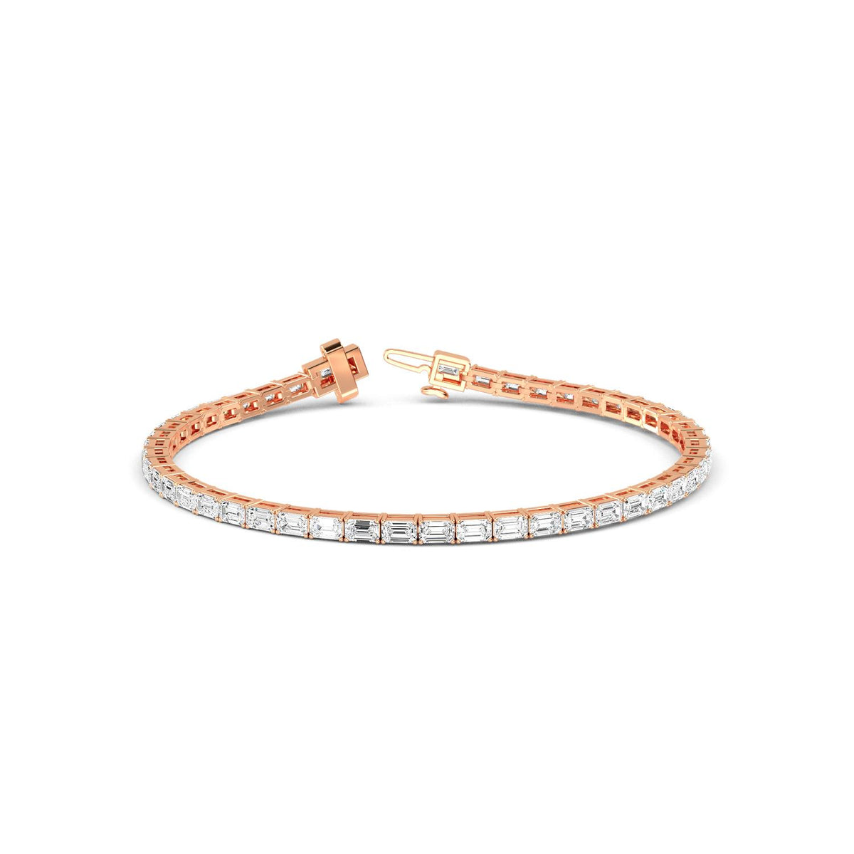 18K Rose Gold Emerald BRACELET