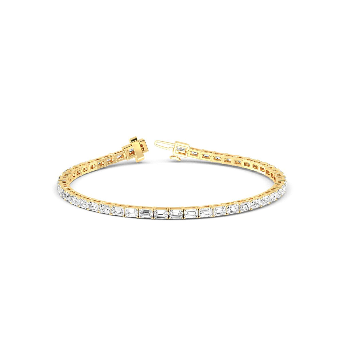 14K Yellow Gold Emerald BRACELET