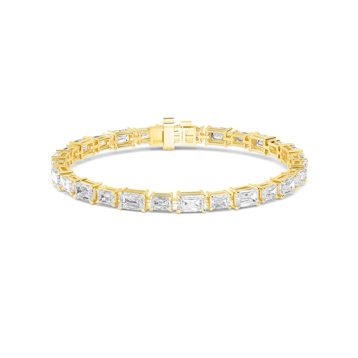 14K Yellow Gold Emerald BRACELET