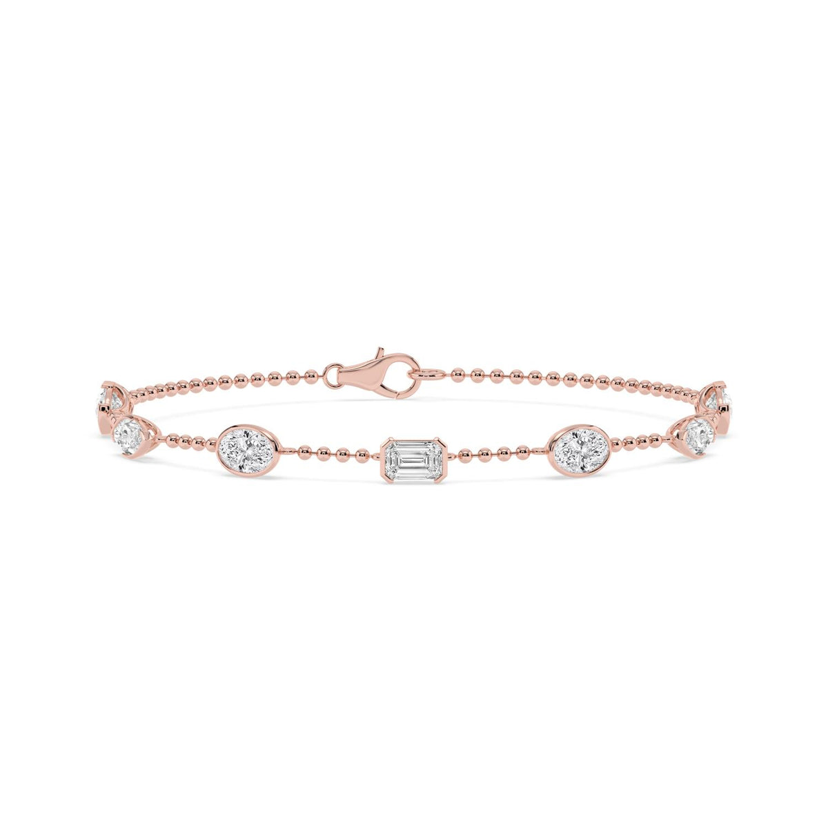 18K Rose Gold Emerald BRACELET