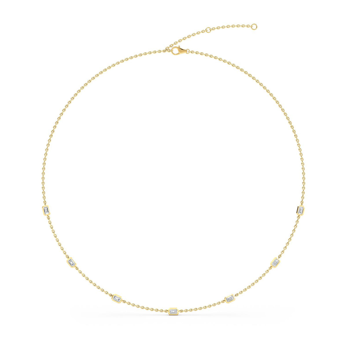 18K Yellow Gold Emerald NECKLACE
