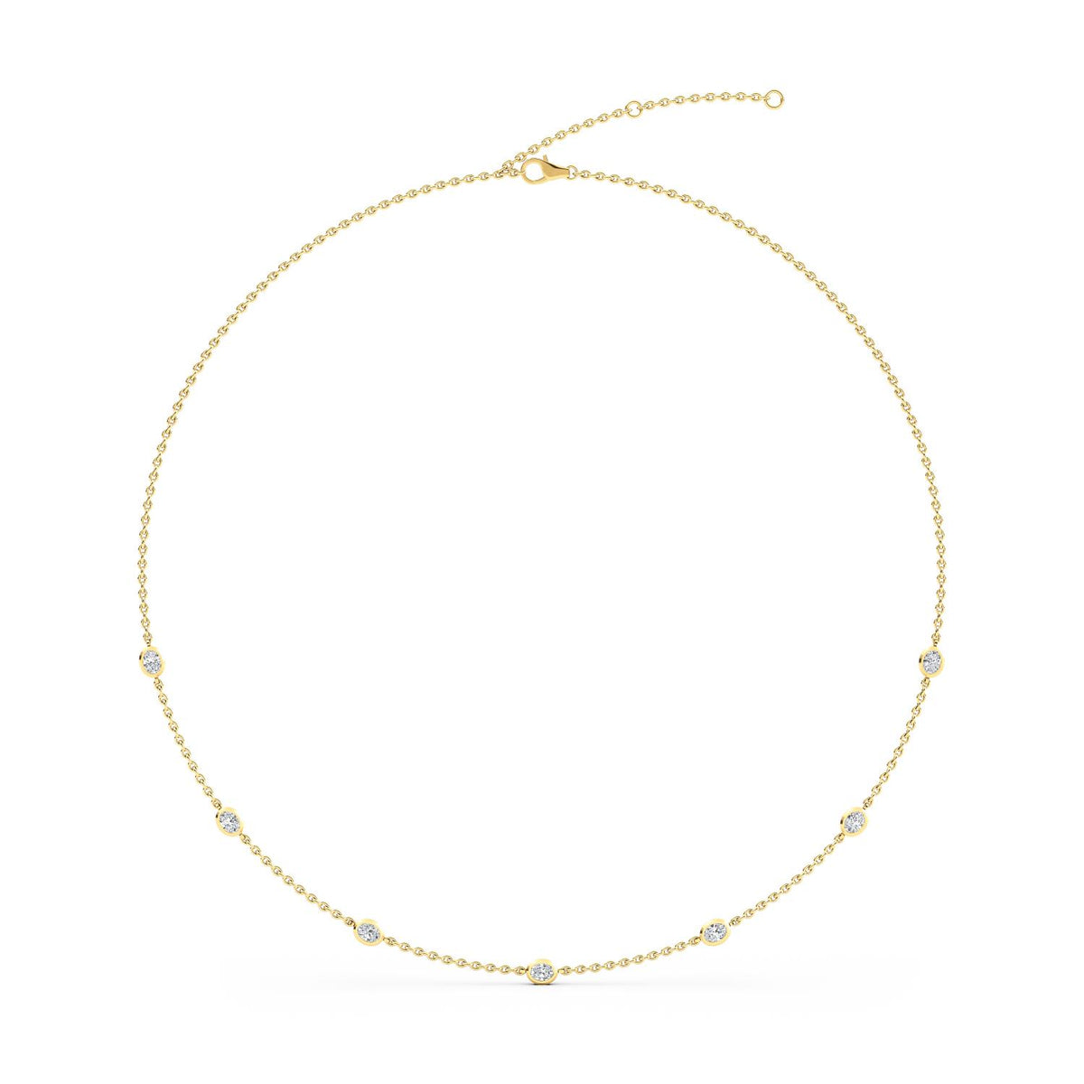 14K Yellow Gold Oval NECKLACE