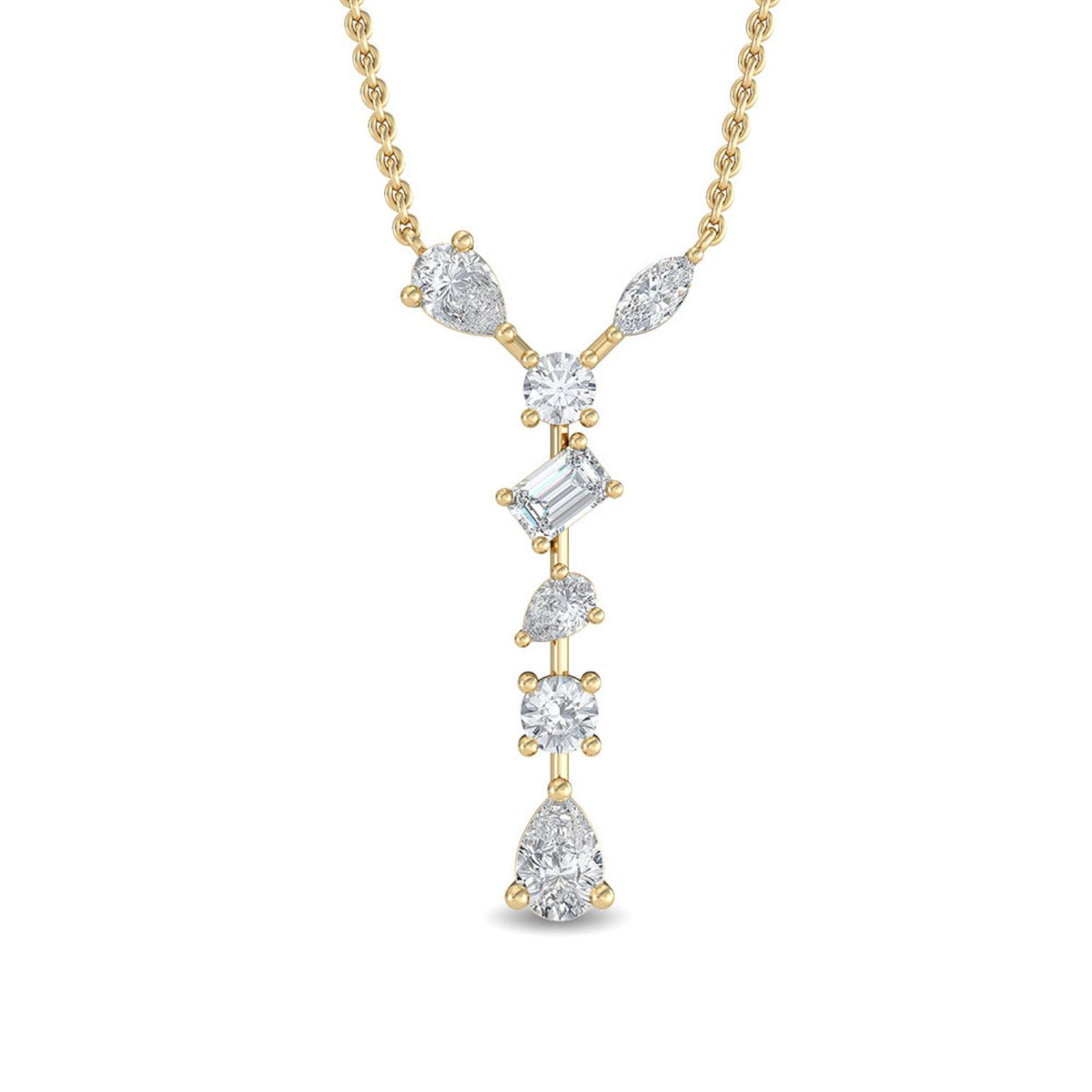 14K Yellow Gold Emerald PENDANT