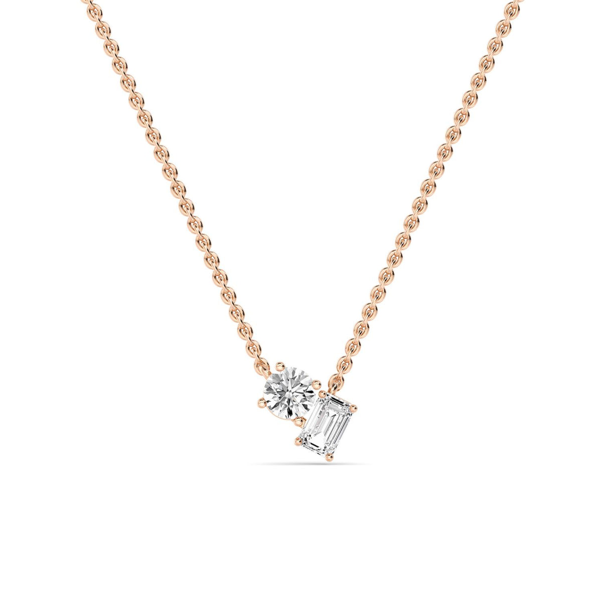18K Rose Gold Round PENDANT
