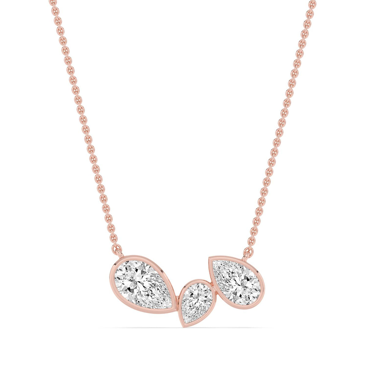 18K Rose Gold Pear PENDANT