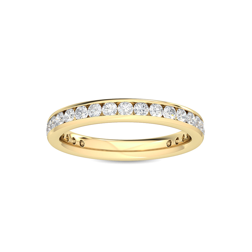 10K Yellow Gold Round WEDDING BANDS
