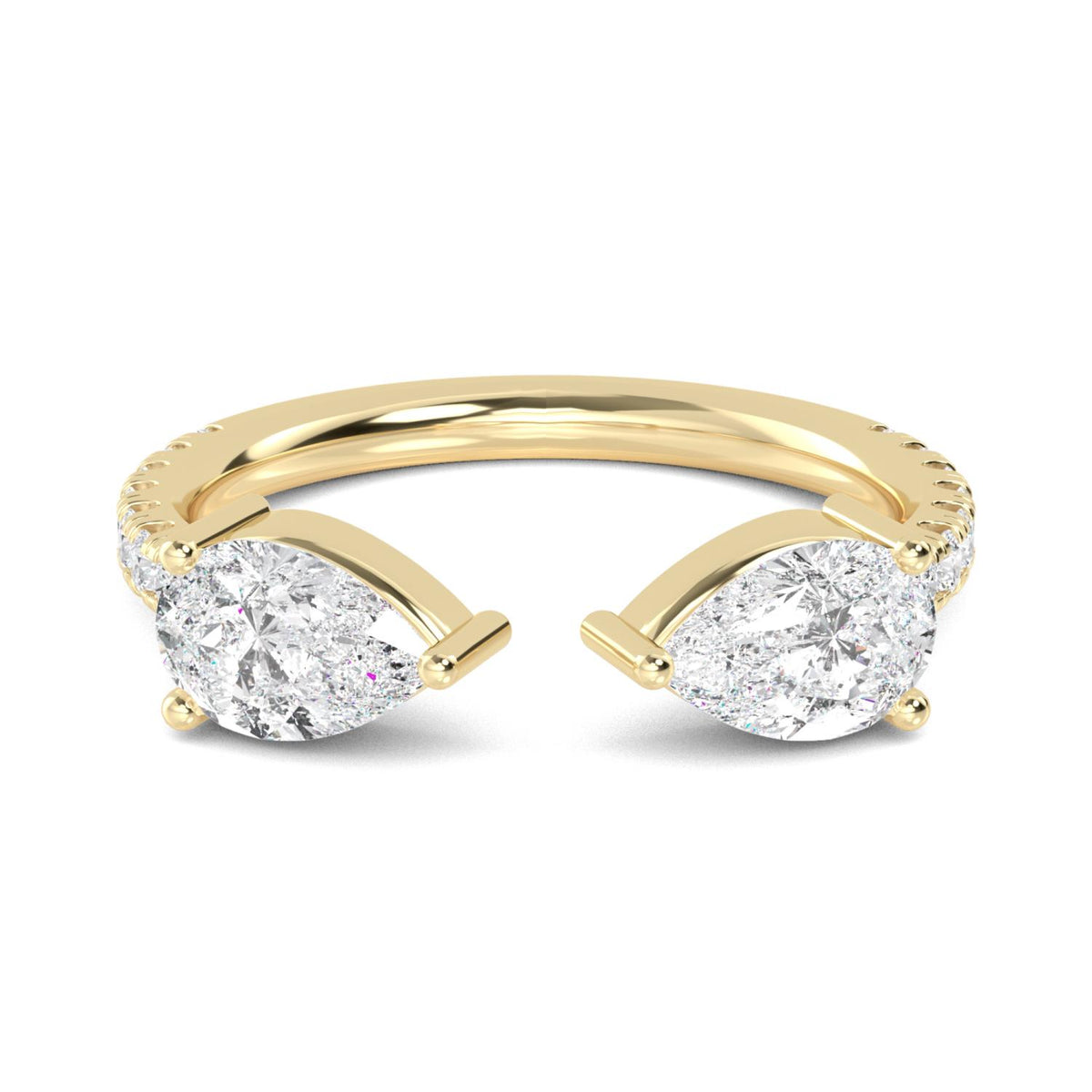 14K Yellow Gold Pear RING