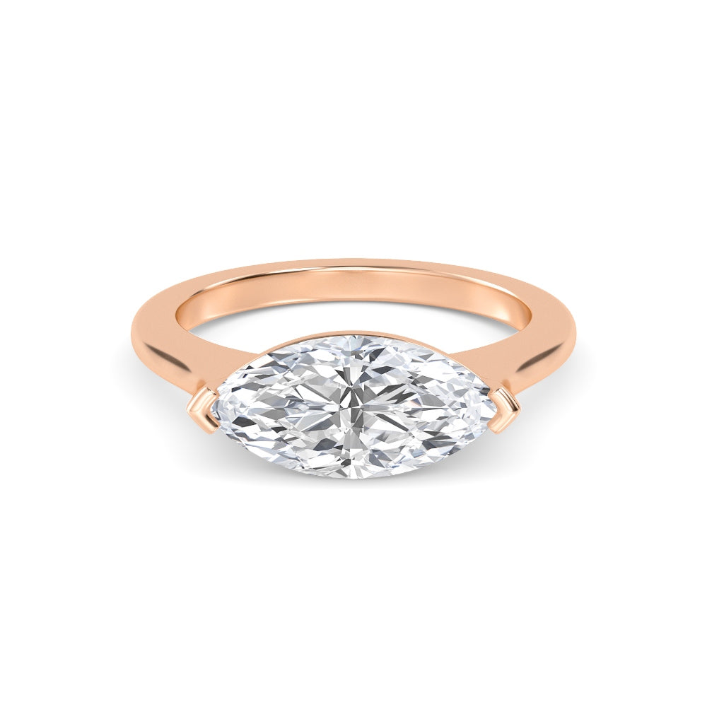 10K Rose Gold Marquise ENGAGEMENT RINGS